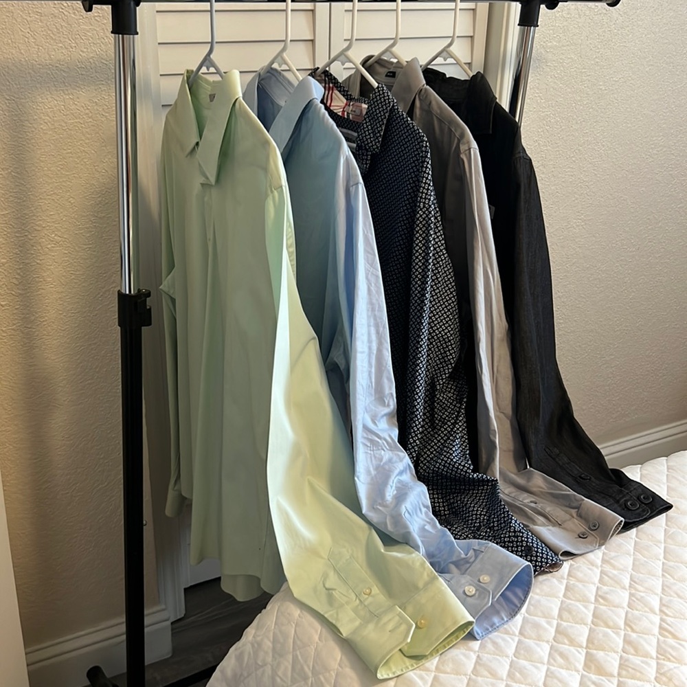 Express fitted dress shirts bundle